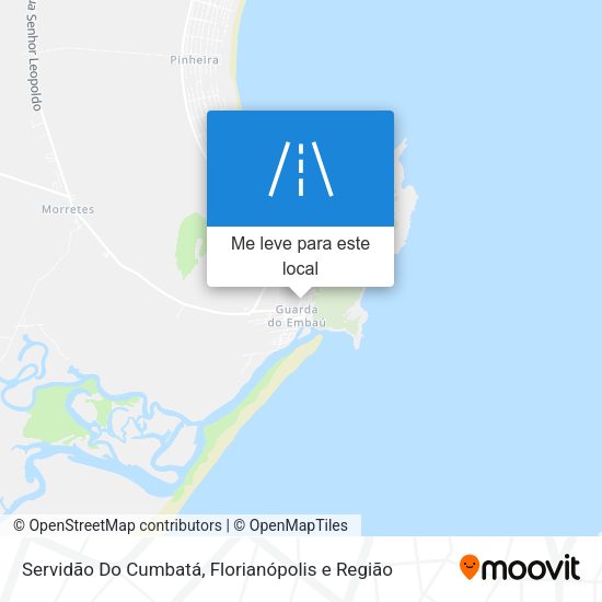 Servidão Do Cumbatá mapa