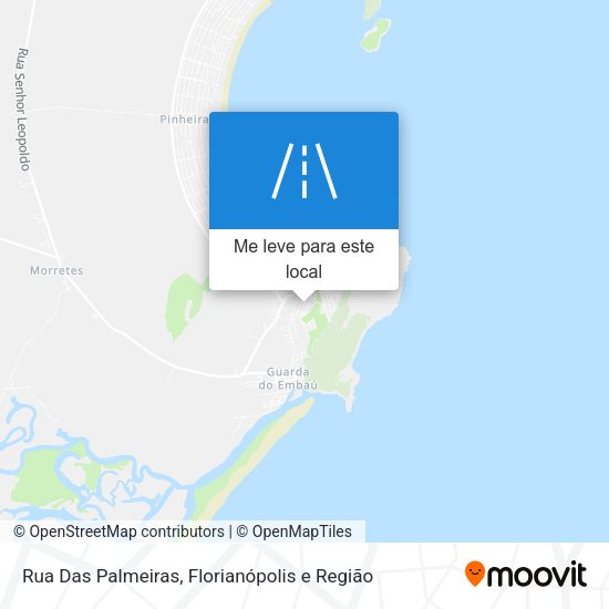 Rua Das Palmeiras mapa