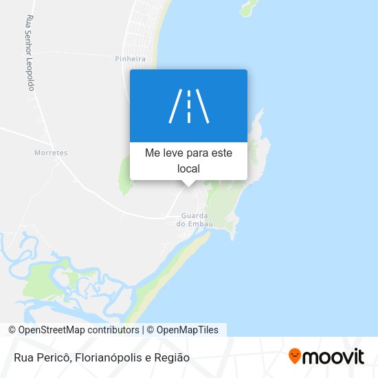 Rua Pericô mapa