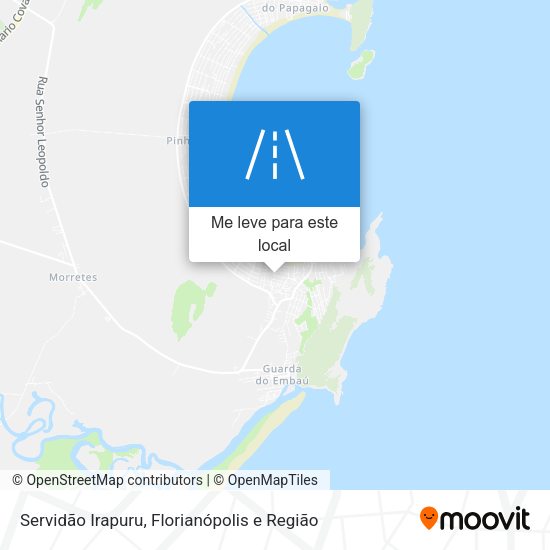 Servidão Irapuru mapa
