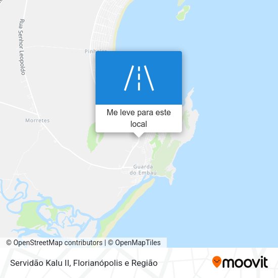 Servidão Kalu II mapa