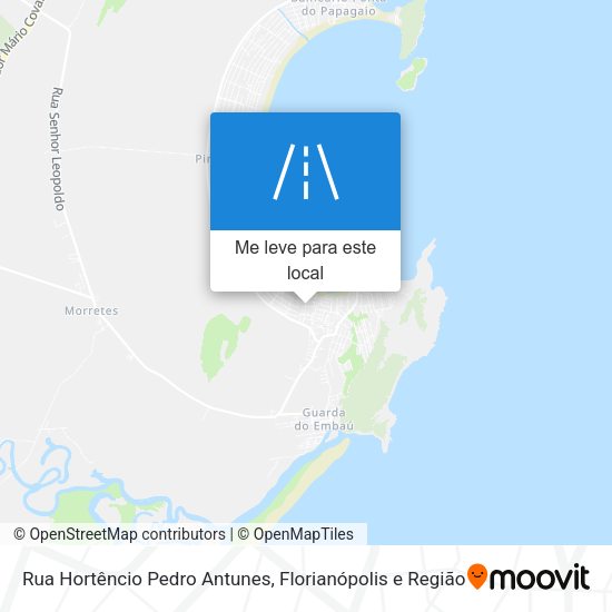 Rua Hortêncio Pedro Antunes mapa