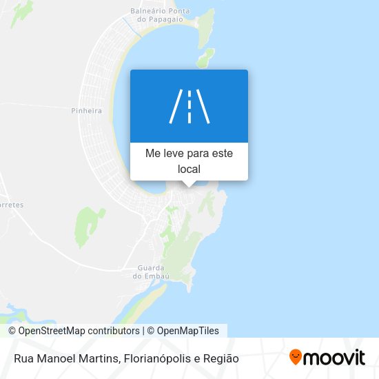 Rua Manoel Martins mapa