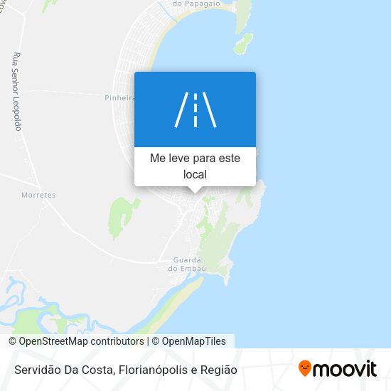 Servidão Da Costa mapa