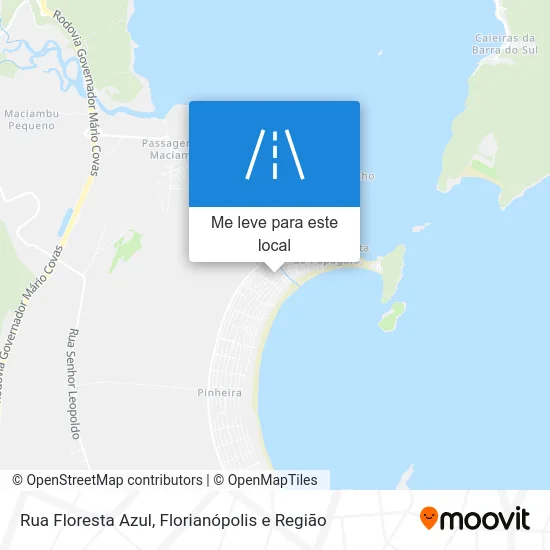 Rua Floresta Azul mapa