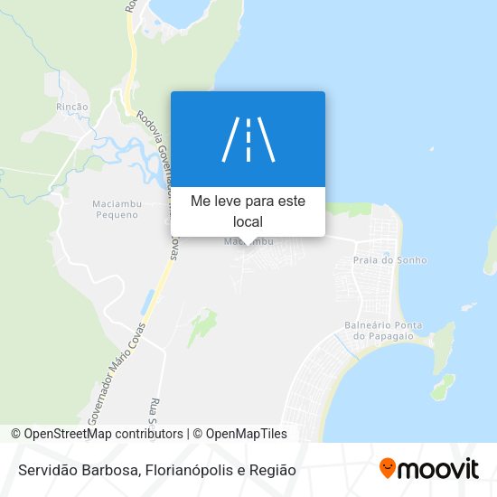 Servidão Barbosa mapa
