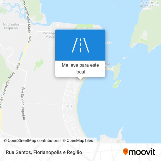 Rua Santos mapa