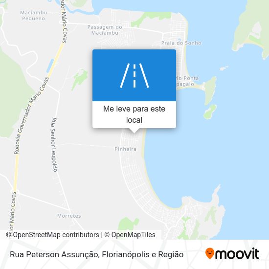 Rua Peterson Assunção mapa