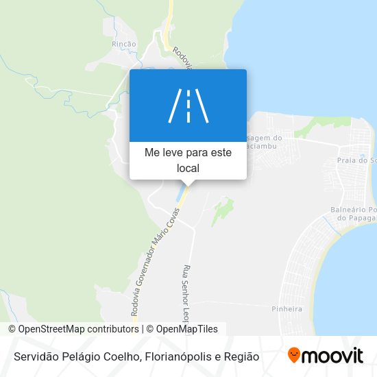 Servidão Pelágio Coelho mapa
