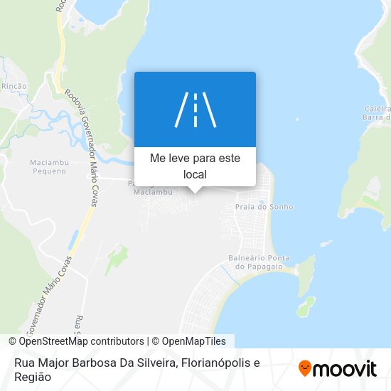 Rua Major Barbosa Da Silveira mapa