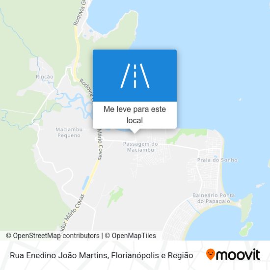 Rua Enedino João Martins mapa