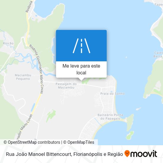 Rua João Manoel Bittencourt mapa