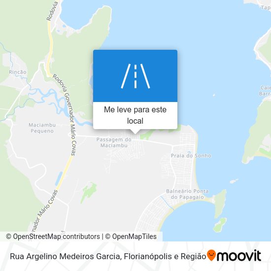 Rua Argelino Medeiros Garcia mapa