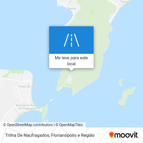 Trilha De Naufragados mapa