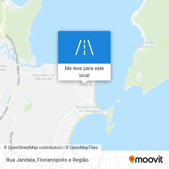Rua Jandaia mapa
