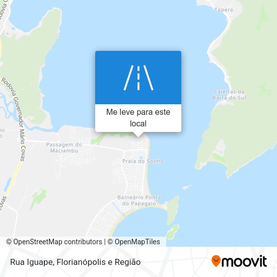 Rua Iguape mapa