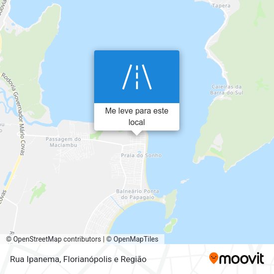 Rua Ipanema mapa