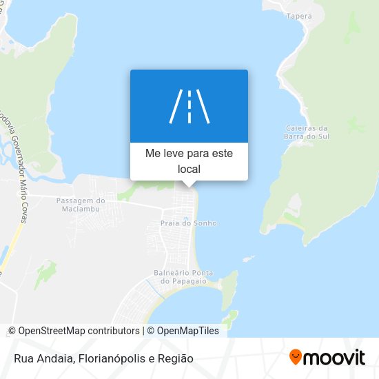 Rua Andaia mapa