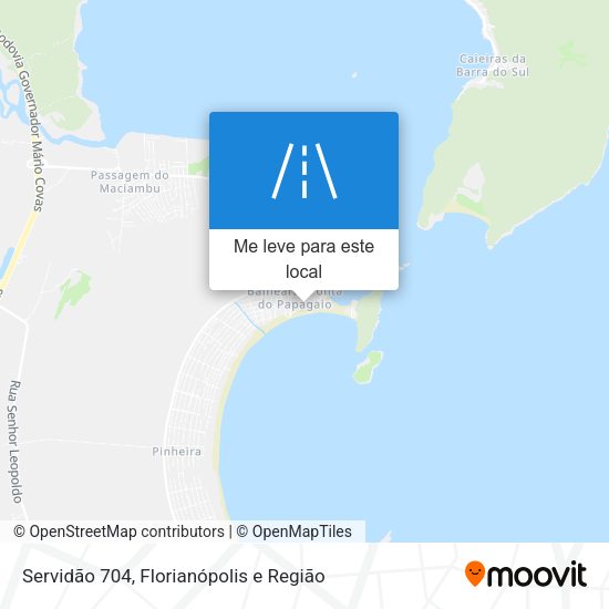Servidão 704 mapa