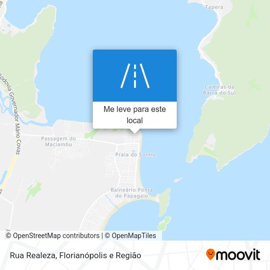 Rua Realeza mapa
