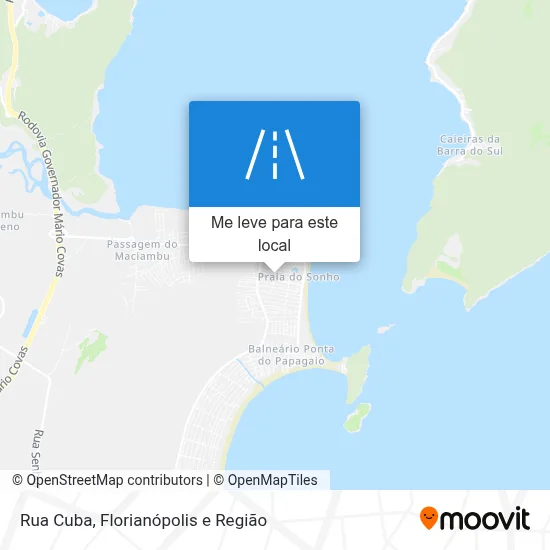 Rua Cuba mapa
