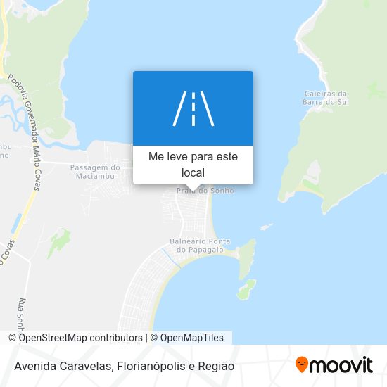 Avenida Caravelas mapa