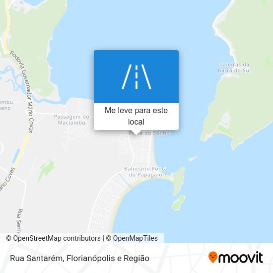 Rua Santarém mapa