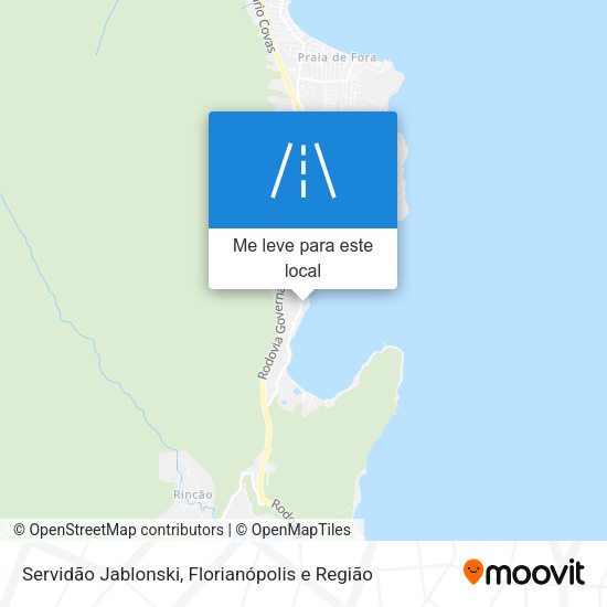 Servidão Jablonski mapa