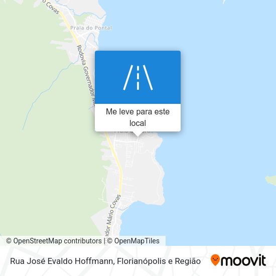 Rua José Evaldo Hoffmann mapa