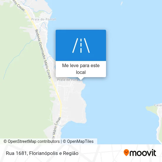 Rua 1681 mapa