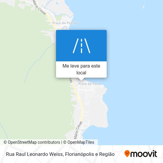 Rua Raul Leonardo Weiss mapa
