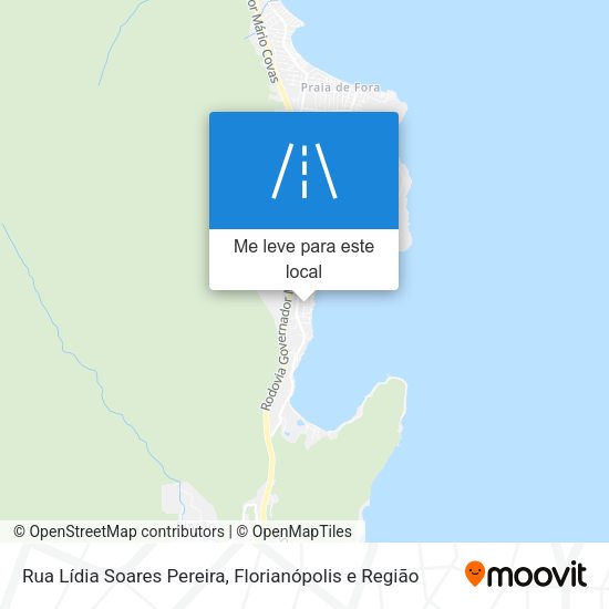 Rua Lídia Soares Pereira mapa