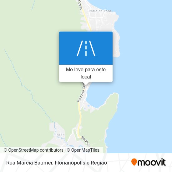Rua Márcia Baumer mapa