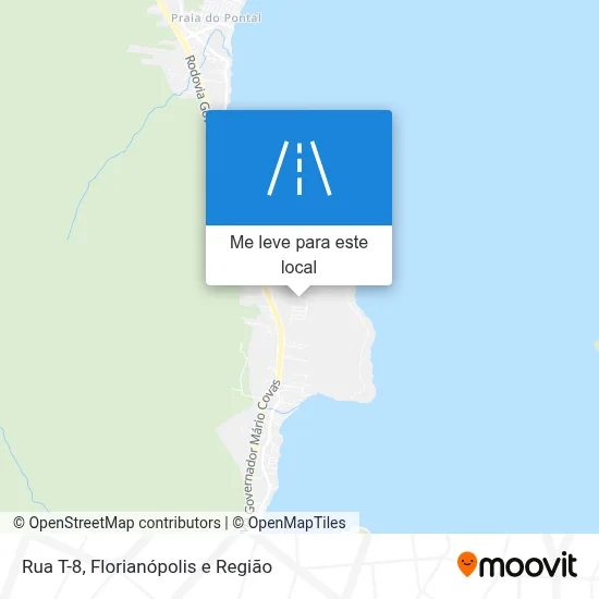 Rua T-8 mapa