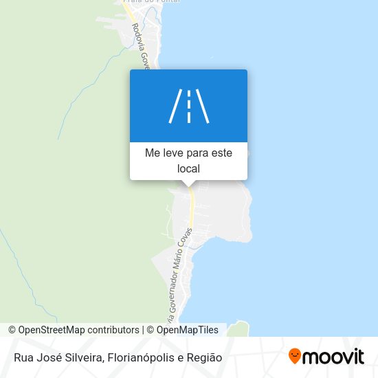 Rua José Silveira mapa