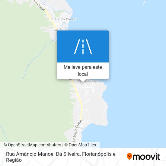 Rua Amâncio Manoel Da Silveira mapa