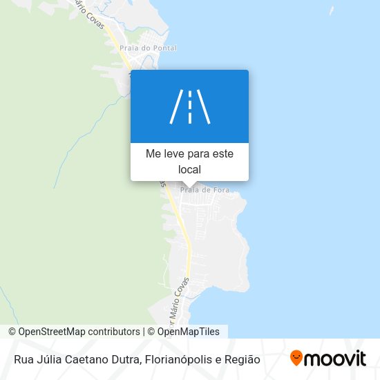 Rua Júlia Caetano Dutra mapa