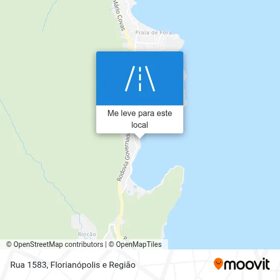 Rua 1583 mapa