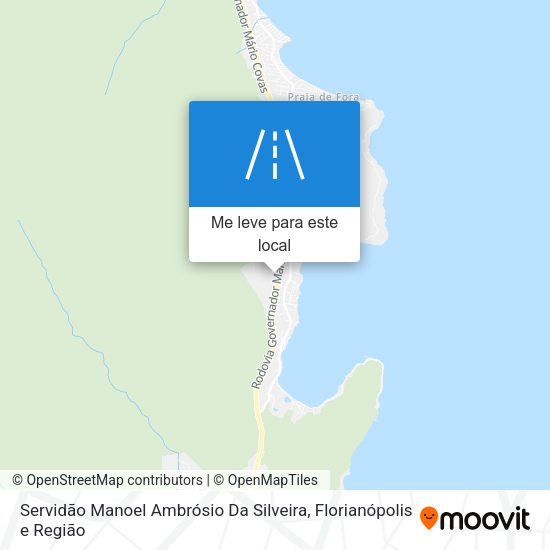 Servidão Manoel Ambrósio Da Silveira mapa
