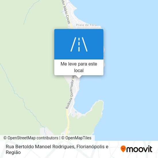 Rua Bertoldo Manoel Rodrigues mapa