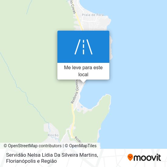 Servidão Nelsa Lídia Da Silveira Martins mapa