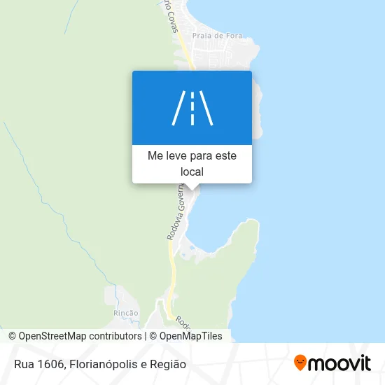 Rua 1606 mapa