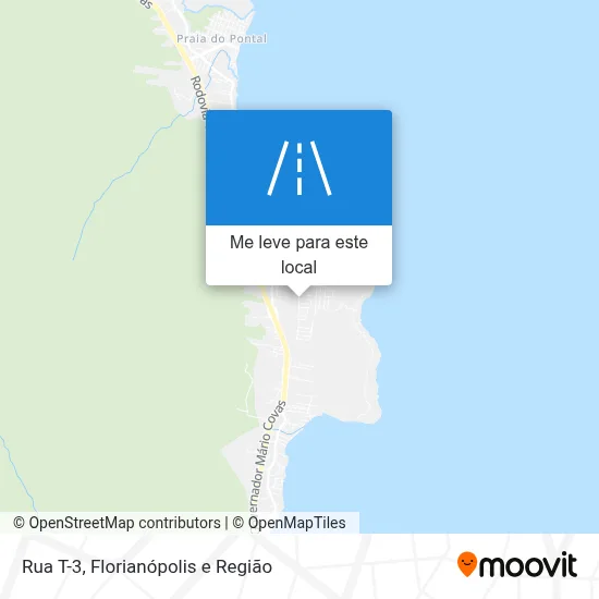 Rua T-3 mapa