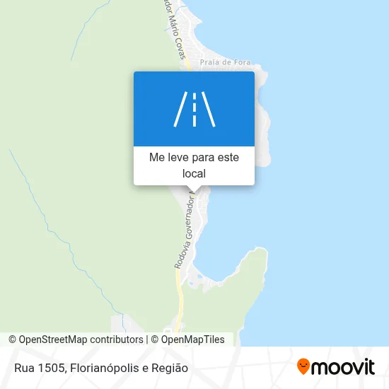 Rua 1505 mapa