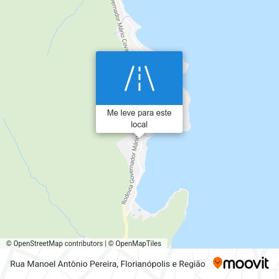 Rua Manoel Antônio Pereira mapa
