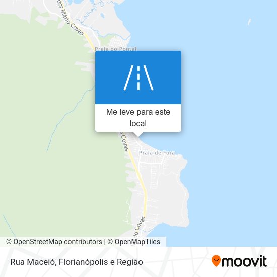 Rua Maceió mapa