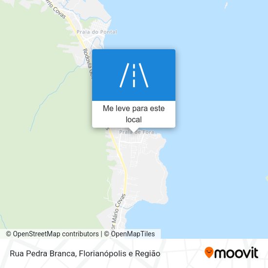 Rua Pedra Branca mapa