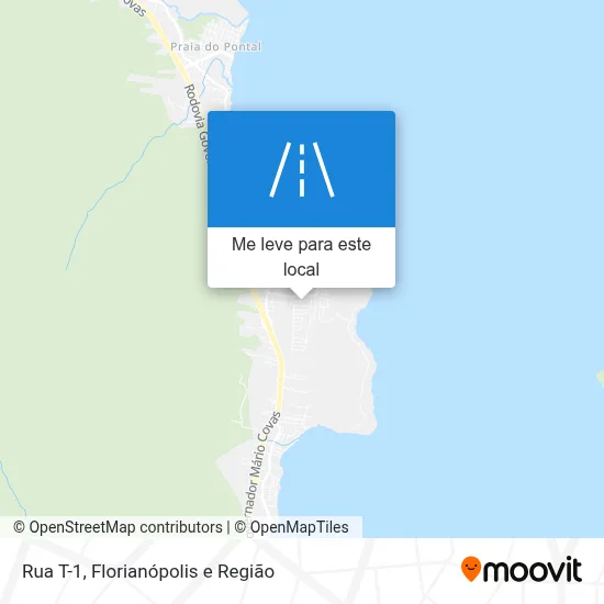 Rua T-1 mapa