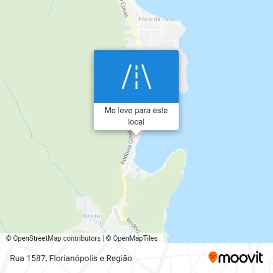 Rua 1587 mapa