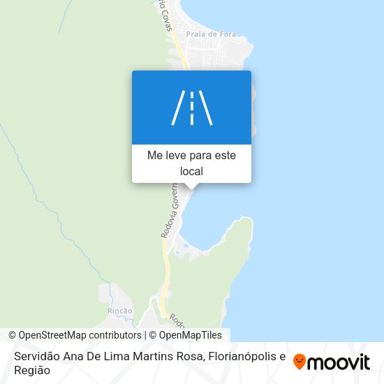 Servidão Ana De Lima Martins Rosa mapa